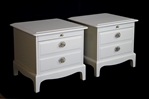 Picture of Pair of Stag Bedside Tables in Ammonite
