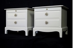 Picture of Pair of Stag Bedside Tables in Ammonite