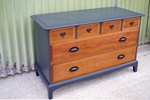 Picture of Industrial Themed Stag Six Drawer Chest