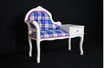 Picture of Vintage Telephone Seat - Bonnie Tartan