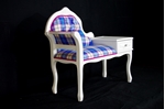 Picture of Vintage Telephone Seat - Bonnie Tartan