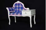 Picture of Vintage Telephone Seat - Bonnie Tartan
