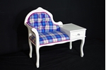 Picture of Vintage Telephone Seat - Bonnie Tartan