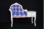 Picture of Vintage Telephone Seat - Bonnie Tartan
