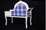 Picture of Vintage Telephone Seat - Bonnie Tartan