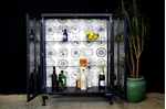 Picture of Two Door Glass Display Cabinet - Drinks Time