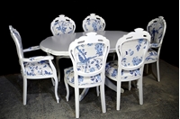 Picture of French Style Dining Set -Laura Ashley Upholstery