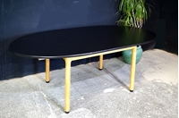 Picture of Pine Extending Table with Ebony Varnished tops