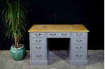 Picture of Vintage Pine Kneehole Desk