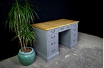 Picture of Vintage Pine Kneehole Desk