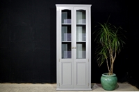 Picture of Tall Pine Display Cabinet / Bookcase
