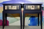 Picture of Pair of Stag Bedside Tables - Rossi Music