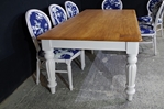 Picture of Large Antique Mahogany top table with 8 Balloon back Chairs