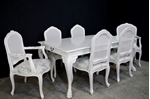 Picture of Giant Hooker Vintage Extending Table with 8 French Style Bergere Chairs