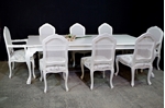 Picture of Giant Hooker Vintage Extending Table with 8 French Style Bergere Chairs