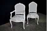 Picture of Giant Hooker Vintage Extending Table with 8 French Style Bergere Chairs