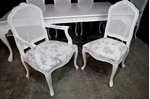 Picture of Giant Hooker Vintage Extending Table with 8 French Style Bergere Chairs