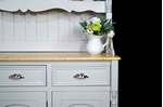 Picture of Bespoke Pine Dresser with tall shelf top