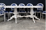 Picture of Large French Style Louis Table with 8 Balloon back Chairs