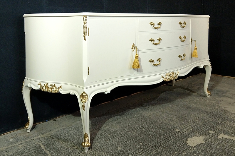 Antique on sale gold sideboard