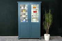 Picture of Antique Rustic Pine Storage Display Cabinet / Larder
