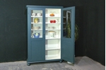 Picture of Antique Rustic Pine Storage Display Cabinet / Larder