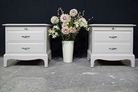 Picture of Pair of Stag Bedside Tables in Spell Gray