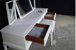 Picture of Stag Dressing Table with Stool in Pointing
