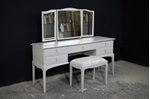 Picture of Stag Dressing Table with Stool in Pavilion Gray