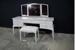 Picture of Stag Dressing Table with Stool in Pavilion Gray