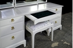 Picture of Stag Minstrel Double Pedestal Dressing Table and Stool