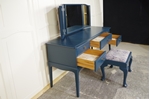 Picture of Stag Minstrel Dressing Table with Stool in Hague Blue