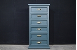 Picture of Tall Pine Chest of Drawers in Inchyra Blue