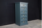 Picture of Tall Pine Chest of Drawers in Inchyra Blue