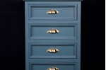 Picture of Tall Pine Chest of Drawers in Inchyra Blue