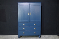 Picture of Antique Linen Press in Hague Blue