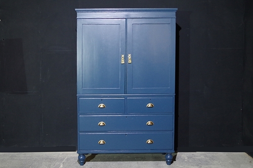 Picture of Antique Linen Press in Hague Blue