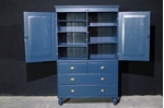 Picture of Antique Linen Press in Hague Blue