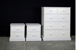 Picture of Large 5 drawer Pine Chest with matching Bedsides