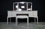 Picture of Stag Minstrel Dressing Table with Stool in Dove Tale