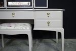 Picture of Stag Minstrel Dressing Table with Stool in Dove Tale