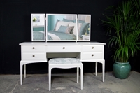Picture of Stag Minstrel Dressing Table with Stool in Pointing