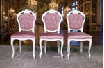 Picture of French Style Designer Upholstered Dining Set in Pointing