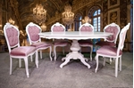 Picture of French Style Designer Upholstered Dining Set in Pointing