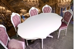 Picture of French Style Designer Upholstered Dining Set in Pointing