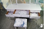 Picture of Stag Minstrel Dressing Table with New Stool in Ammonite