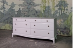 Picture of Stag Minstrel Long Eight Drawer Chest - Bianco Brillante