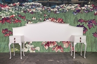 Picture of Vintage Double Headboard with Bedside Tables