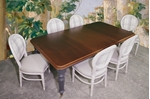 Picture of Antique Victorian Extending Wind Out Table and 6 Balloon Back Chairs