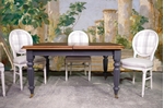 Picture of Antique Victorian Extending Wind Out Table and 6 Balloon Back Chairs